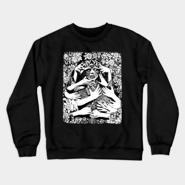 illuminati - Third eye Crewneck Sweatshirt by GothicDesigns